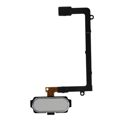 Galaxy S6 Edge Home Button with Flex Cable (White)