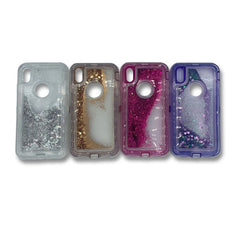 Transparent Floating Glitter with Design Heavy Duty Case Compatible with Apple IPHONE 11 PRO