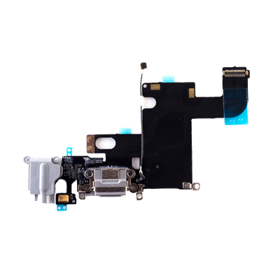 iPhone 6 Charging Port Flex Cable with Headphone Jack (White) (4162566586432)