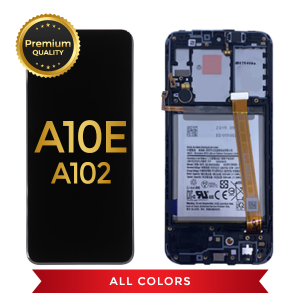 Samsung Galaxy A10E Replacement LCD Screen & Digitizer Assembly (Black)