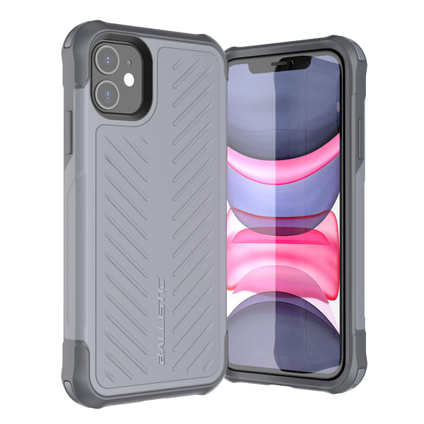 BALLISTIC TOUGH JACKET SERIES CASE FOR APPLE IPHONE 11 - GRAY