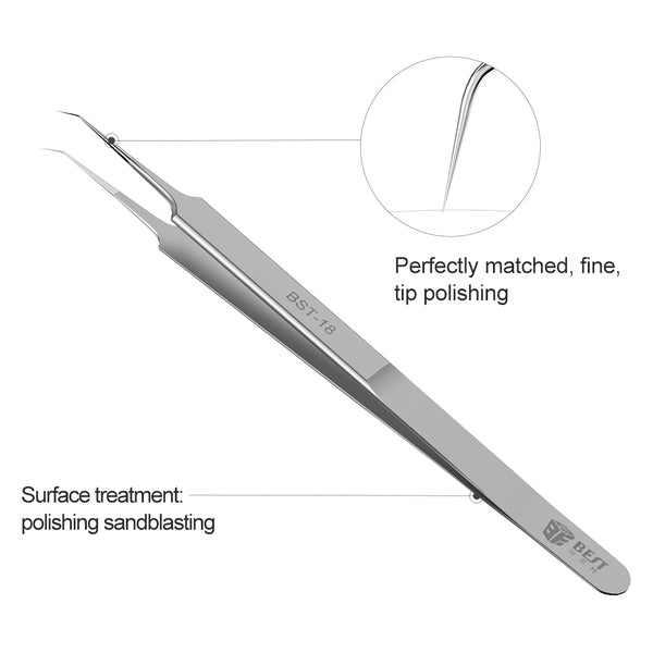 BEST-18 Newest High Quality CE Eyebrow Plucker Good Electric Eyebrow Personalized Cheap Tweezers Eyelash Extension Jump Tweezer