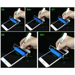 BEST-S6 LCD Laminating OCA Anti-static ABS Handle Manual Silk Screen Stretcher Cell Phone Soft Silicone Screen Roller