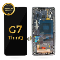 LG G7 ThinQ, Premium Replacement LCD Display Touch Screen Glass Digitizer Assembly (Black)