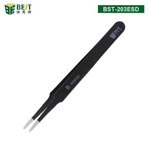 BST-203ESD Factory Direct High Quality Mobile Repair Precision Anti-static tweezers for iPhone/Smartphone