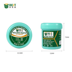 BST-705 500g Strong Adhesive Lead Free Silver With Silver Tin Soldering Flux Welding Solder Paste