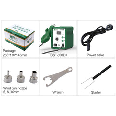BST-858D+ Factory Direct High Quality Soldering Desoldering Hot Air Gun Rework Station for iPhone/Smartphone Mobile Repair Tool