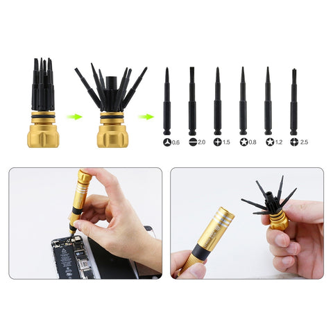 BST-8927A Special Retractable Mini Single Screwdriver Cordless Magnetic multifunction mini screwdriver