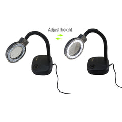 Best-208L 5x/10x 36 LED magnifying glass desk lamp