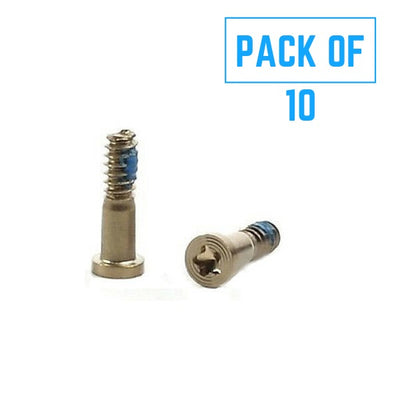 Pentalobe Bottom Screws For iPhone 7 / 7 Plus (Gold) (Pack of 10) (4166490914880)