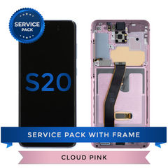 Service Pack - OLED Screen Assembly for Samsung Galaxy S20, Cloud Pink