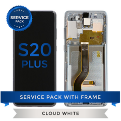 Service Pack - OLED Screen Assembly for Samsung Galaxy S20 Plus, Cloud White