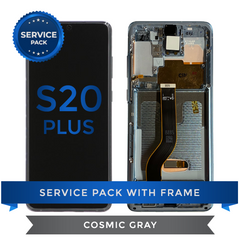 Service Pack - OLED Screen Assembly for Samsung Galaxy S20 Plus, Cosmic Gray