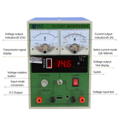 DC regulated power supply for labs 15V 2A repairing power supply BST-1502T