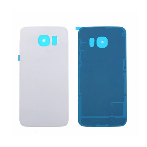 Galaxy S6 Edge G925 Battery Cover w/Adhesive (WHITE)