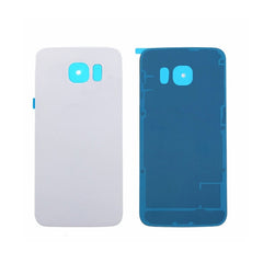 Galaxy S6 Edge G925 Battery Cover w/Adhesive (WHITE)