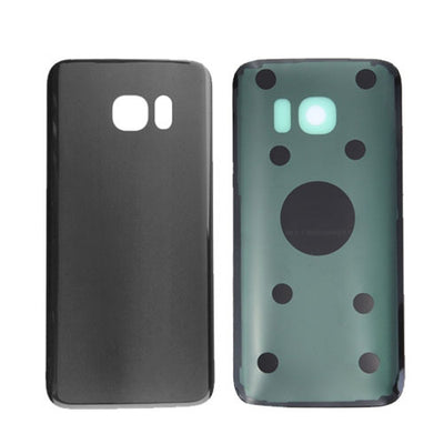 Galaxy S7 Edge G935 Battery Cover w/Adhesive (BLACK)