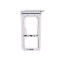 Galaxy S7 Edge SIM & SD Card Tray Holder - (SILVER)