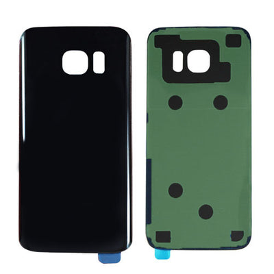 Galaxy S7 G930 Battery Cover w/Adhesive (BLACK)