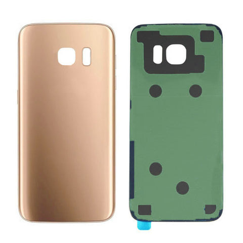 Galaxy S7 G930 Battery Cover w/Adhesive (GOLD)