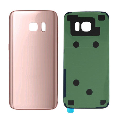 Galaxy S7 G930 Battery Cover w/Adhesive (PINK)