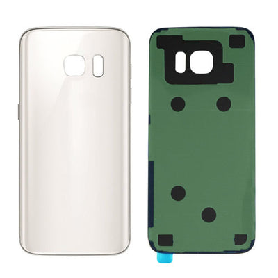 Galaxy S7 G930 Battery Cover w/Adhesive (WHITE)