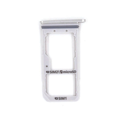 Galaxy S7 SIM & SD Card Tray Holder - (SILVER)