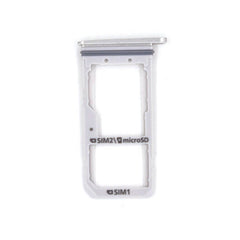 Galaxy S7 SIM & SD Card Tray Holder - (SILVER)