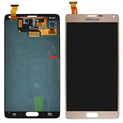 Genuine Gold Samsung Galaxy Note 4 LCD & Touch Screen Glass Digitizer Assembly
