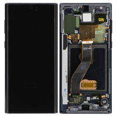 Genuine Samsung Galaxy Note 10 LCD Digitizer display Assembly with front housing, Black