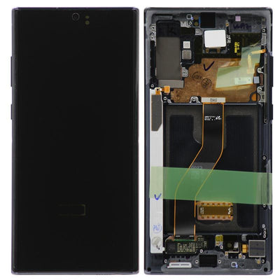 Genuine Samsung Galaxy Note 10 Plus LCD Digitizer display Assembly with front housing, Black