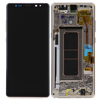 Genuine Samsung Galaxy Note 8 LCD Digitizer Display Assembly with front housing, Silver
