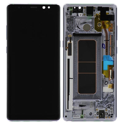 Genuine Samsung Galaxy Note 8 LCD Digitizer display Assembly with front housing,Violet