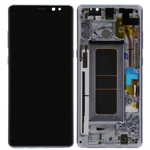 Genuine Samsung Galaxy Note 8 LCD Digitizer display Assembly with front housing,Violet