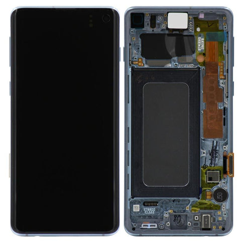 Genuine Samsung Galaxy S10 LCD Digitizer Assembly, Blue