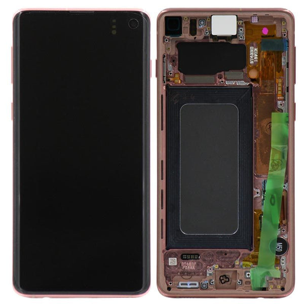 Genuine Samsung Galaxy S10 LCD Digitizer Assembly, Pink