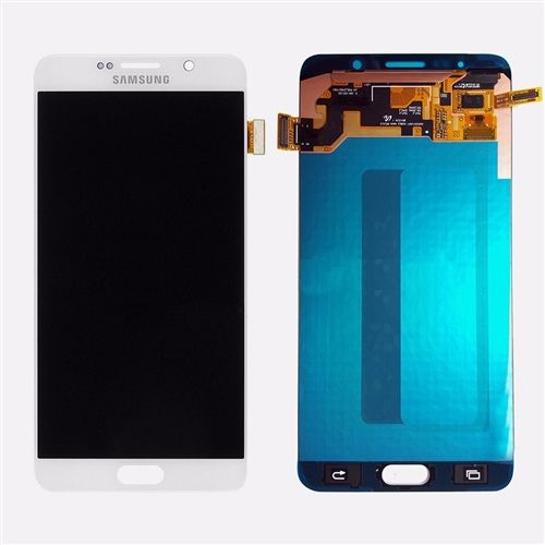 Genuine White Samsung Galaxy Note 5 LCD & Touch Screen Glass Digitizer Assembly