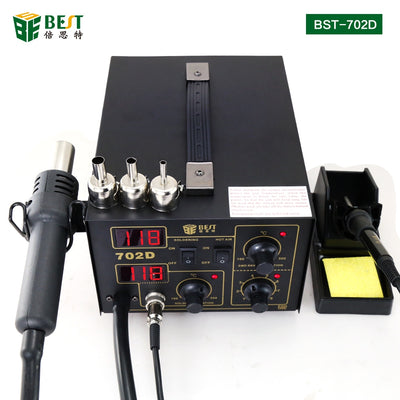 Hot air soldering rework station with digital display BST-702D