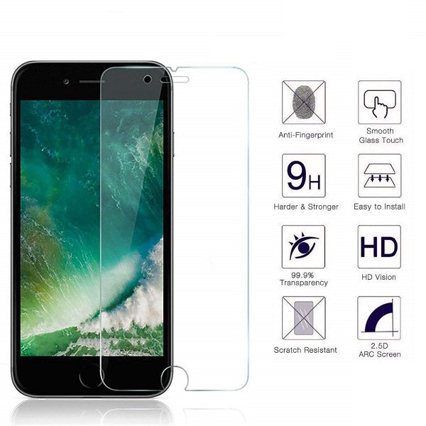 iPhone 6/7/8 0.3mm 2.5D Tempered Glass Screen Protector (Clear) (4162677407808)