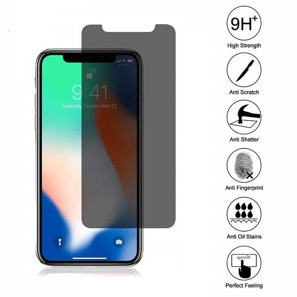 iPhone XS MAX/11 PRO MAX 0.4mm 2.5D Tempered Glass Screen Protector (Privacy) (4184259690560)