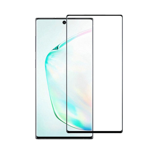 SAMSUNG GALAXY NOTE 10 PLUS - FULL COVERED EDGE TO EDGE - 0.33MM PREMIUM TEMPERED GLASS SCREEN PROTECTOR (4184309530688)