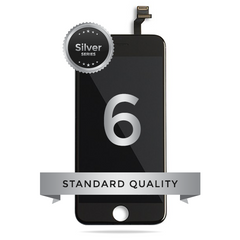 IPhone 6 (ZY BRAND) LCD Digitizer Assembly Silver Series Standard Quality (Black)