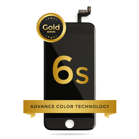 iPhone 6S LCD Digitizer Assembly Gold Series Premium Quality Retail Pack (Black)