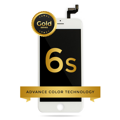 iPhone 6S LCD Digitizer Assembly Gold Series Premium Quality Retail Pack (White)