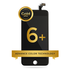 iPhone 6 Plus LCD Digitizer Assembly Gold Series Premium Quality (Black)