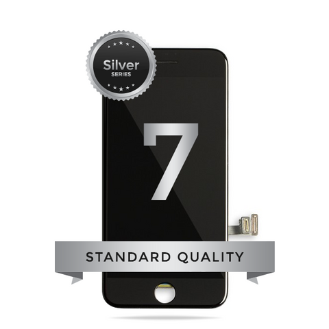 IPhone 7 (ZY BRAND) LCD Digitizer Assembly Silver Series Standard Quality (Black)