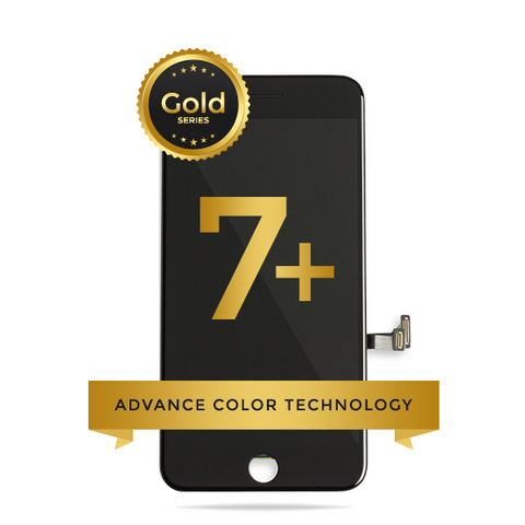 iPhone 7 Plus LCD Digitizer Assembly Gold Series Premium Quality Retail Pack (Black)