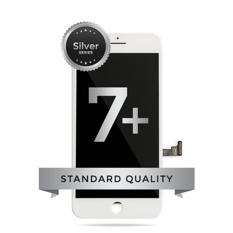 IPhone 7 Plus (ZY BRAND) LCD Digitizer Assembly Silver Series Standard Quality (White)