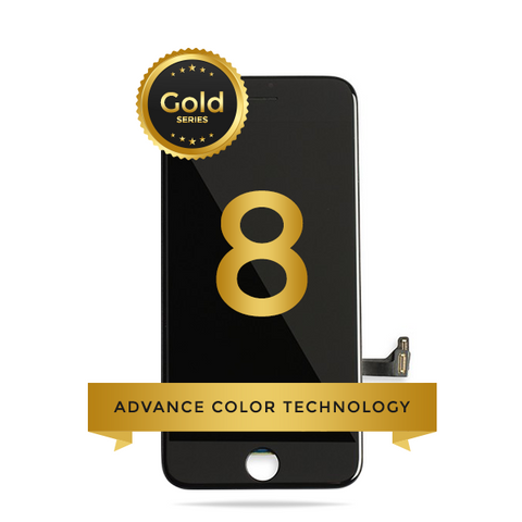 iPhone 8/ SE 2020 LCD Digitizer Assembly Gold Series Premium Quality Retail Pack (Black)