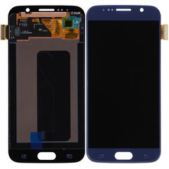 LCD Screen & Digitizer Assembly, Black/Blue, for Samsung Galaxy S6, No Frame (No Logo)